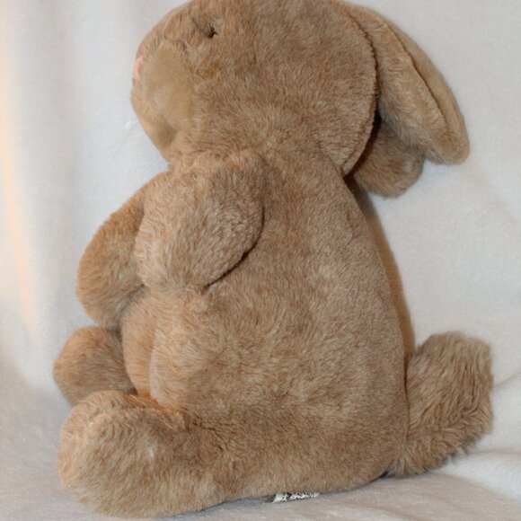 Vtg. Rare Westcliff Collection brown easter bunny rabbit pink nose Plush - Picture 7 of 10